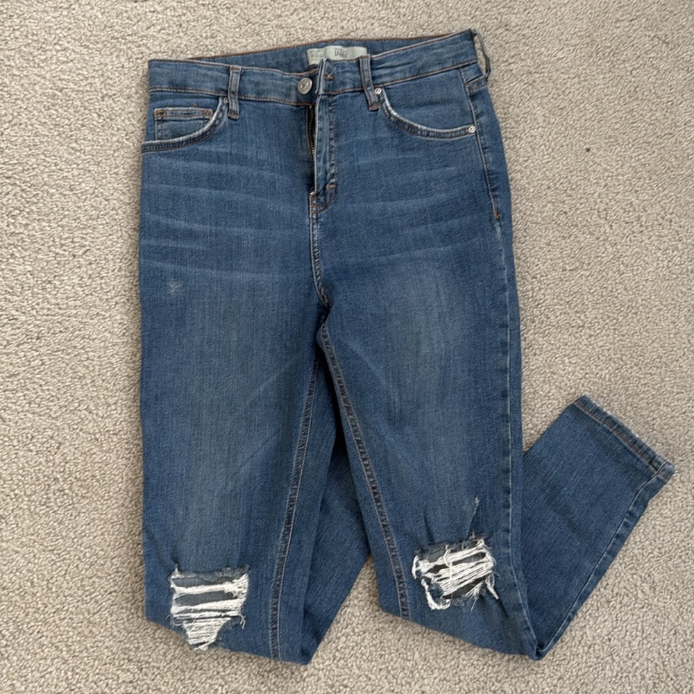 Topshop Jamie Moto Jeans